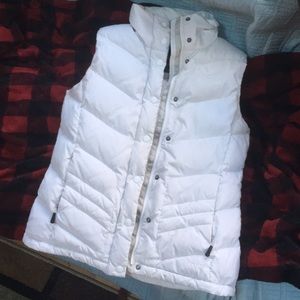 White North Face vest