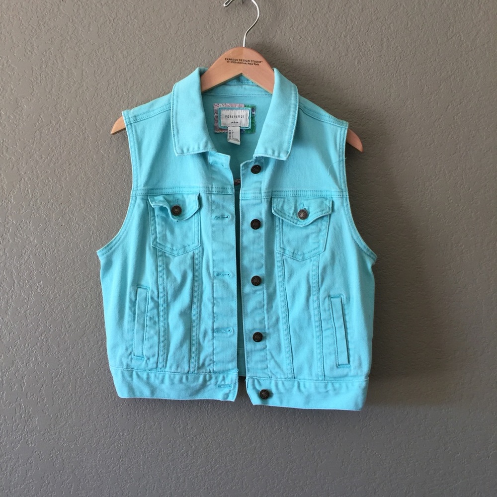 Forever 21 Denim Vest
