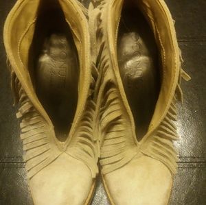 Fringe Ankle Booties