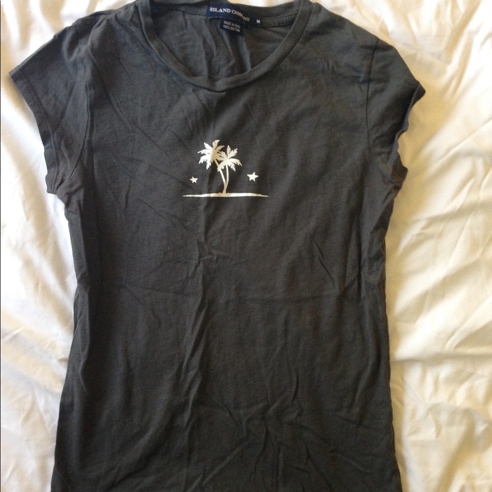 Island company gray t-shirt