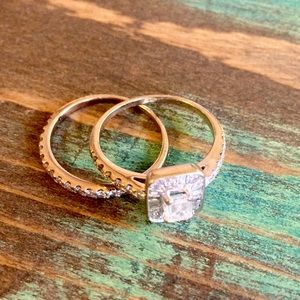 Helzberg 1.25kt Diamond Ring Set💍