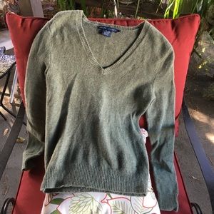 Ralph Lauren sage color merino wool/rabbit sweater