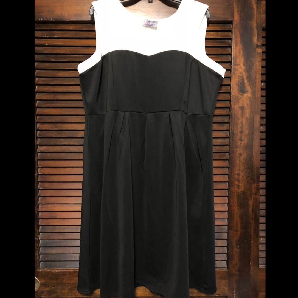 NWT Black and White Praslin Dress