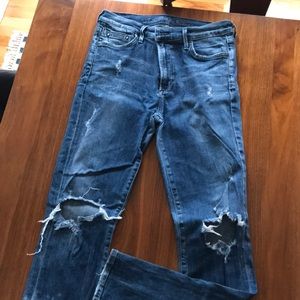Ultra distressed rocket citizens of humanity Sz 30