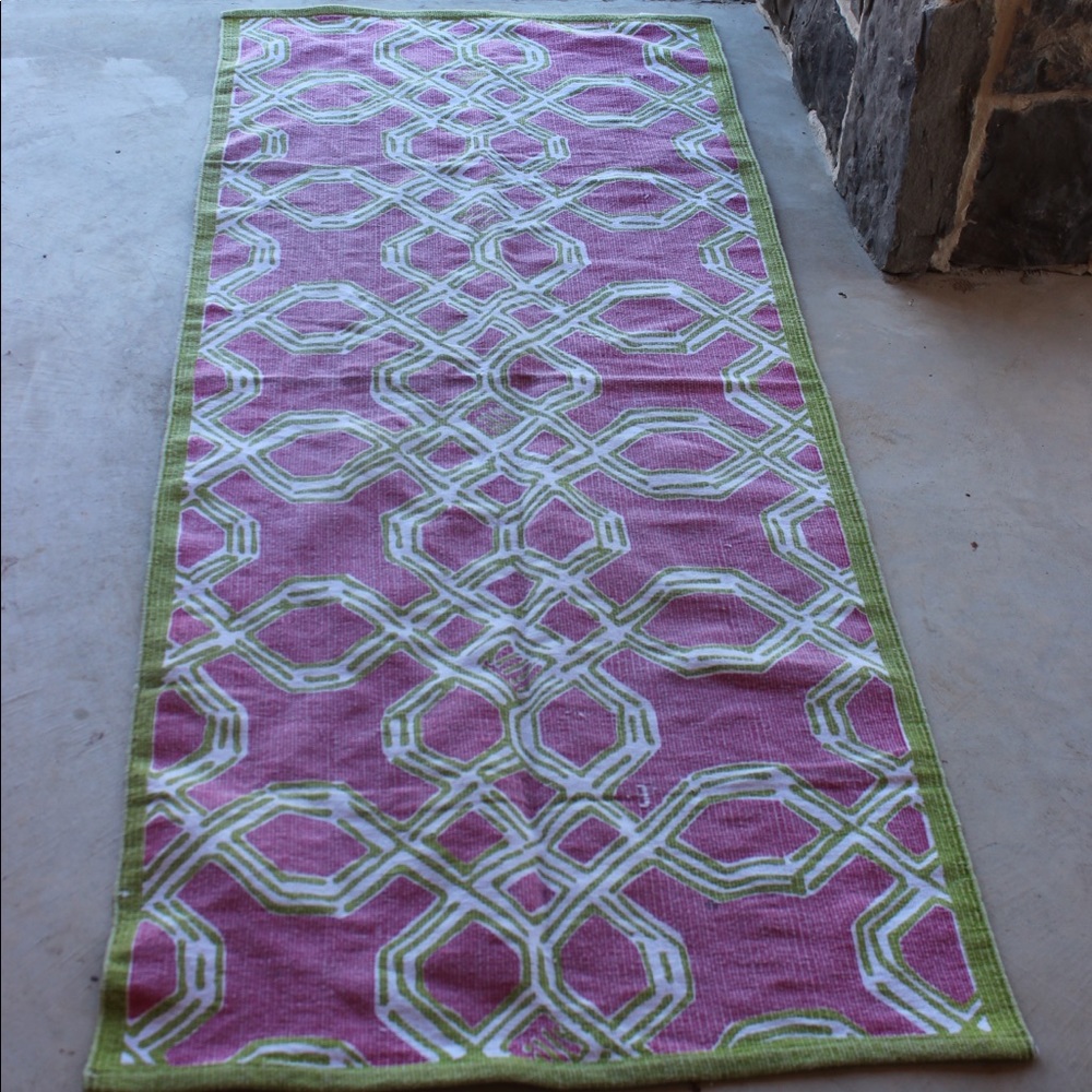 Lilly Pulitzer Garnet Hill Runner Rug