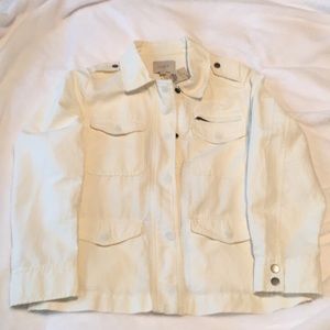 Off White Loft Military Style Jacket