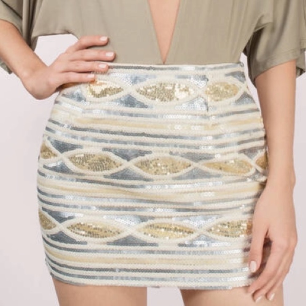 Sequin skirt