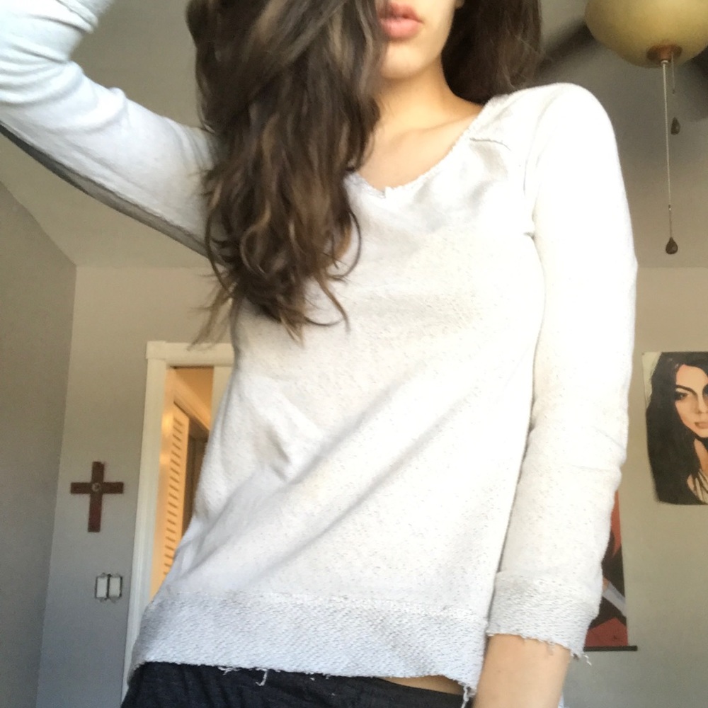 Knit pull over sweater
