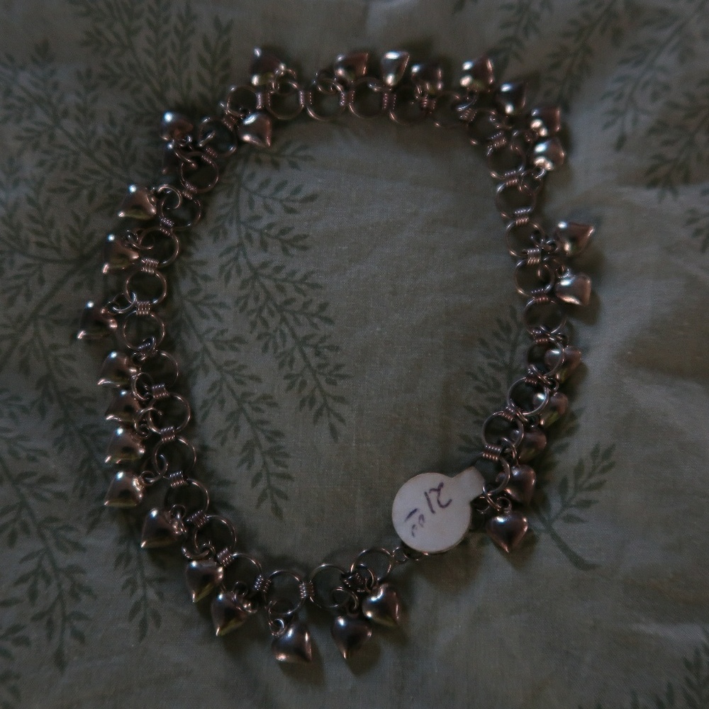 Heart anklet