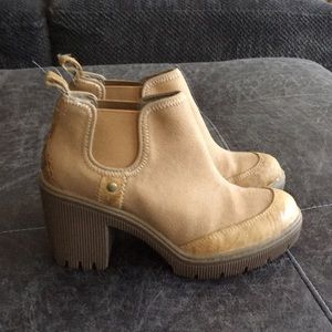 Tan Caterpillar booties