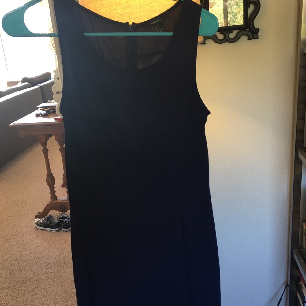 Simple blue dress