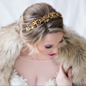 Gilded Rosa headpiece