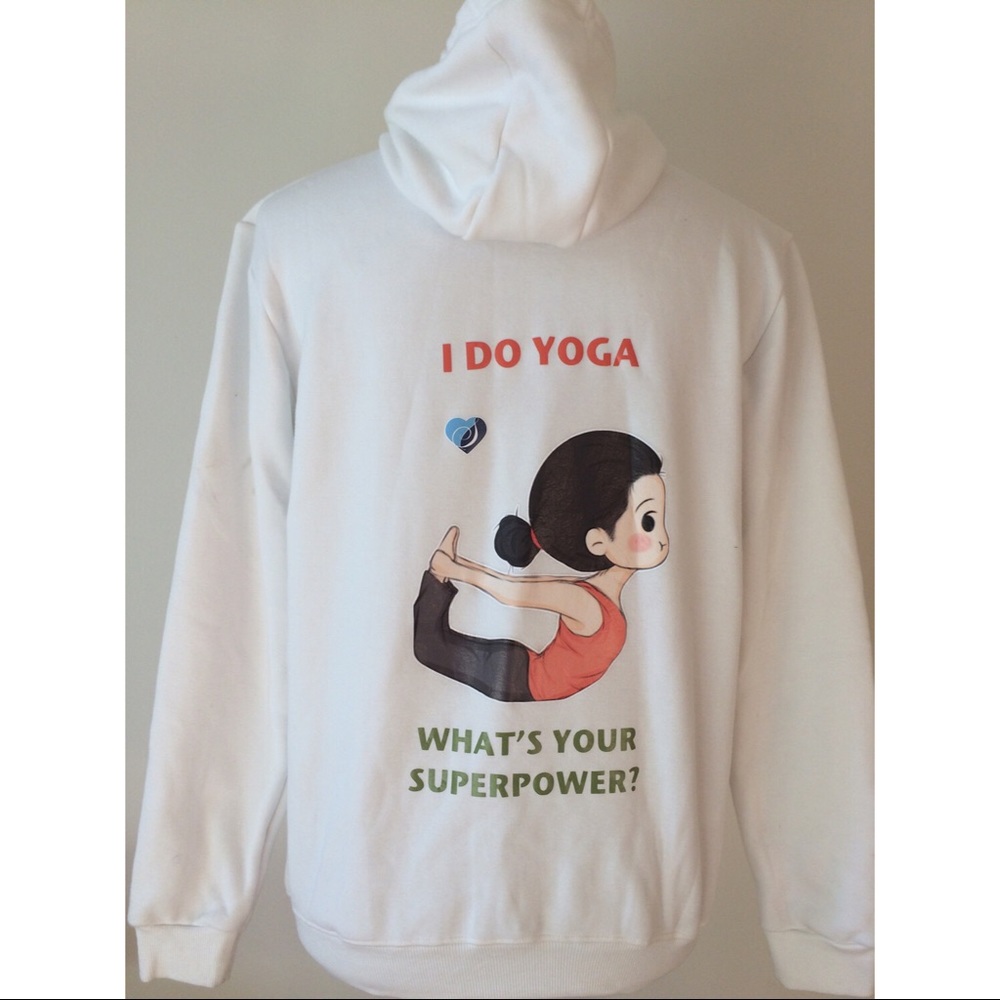 🌸 Yoga Girl Zip Hoodie - Brand New 🌸