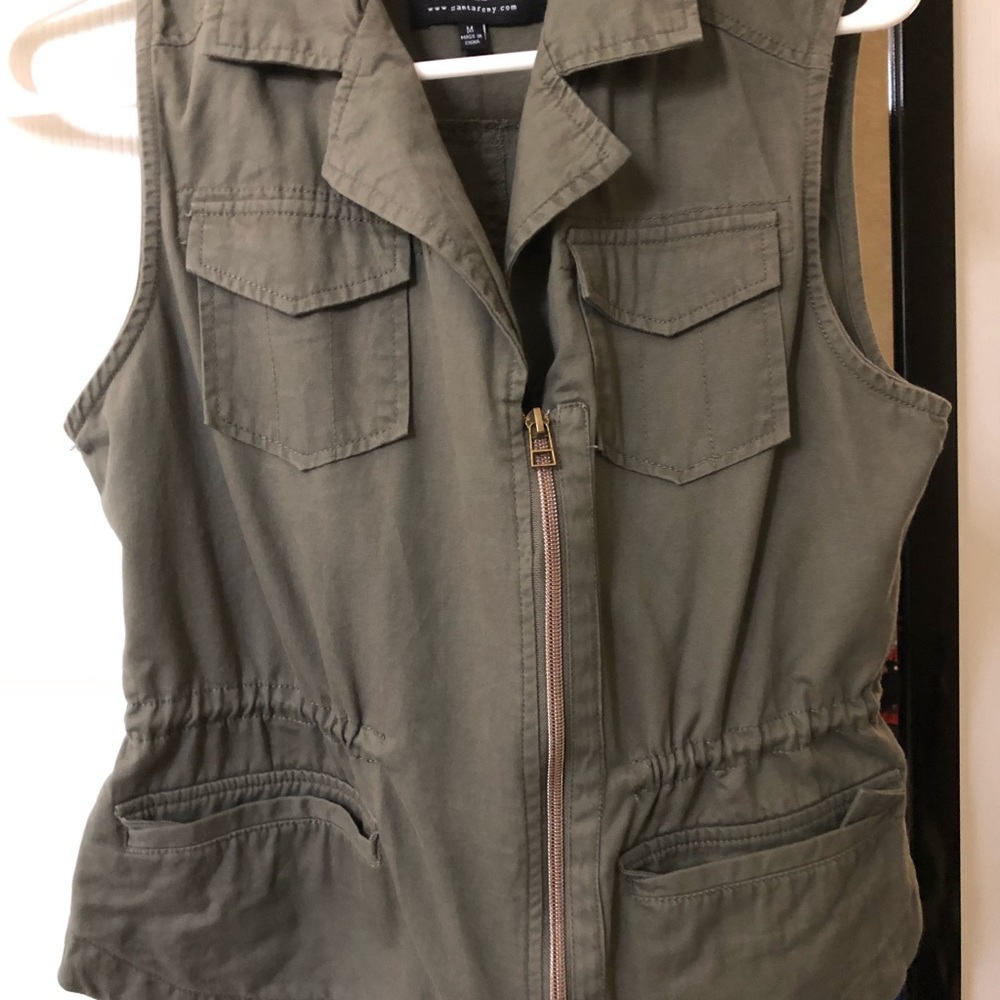 Olive Green Vest