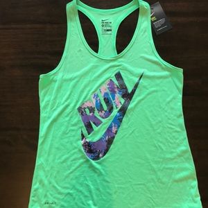 NWT Nike Dri-FIT Athletic Cut Racerback Tank Top