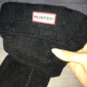 Tall black hunter boot socks