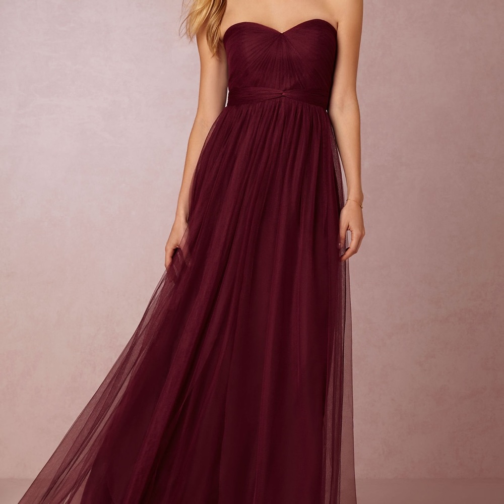 Jenny Yoo Annabelle dress in Black Cherry 🍒