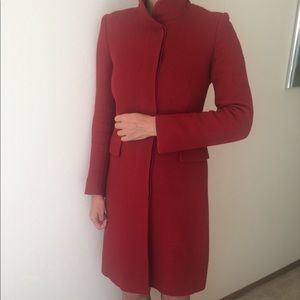 Coat Bordeaux color