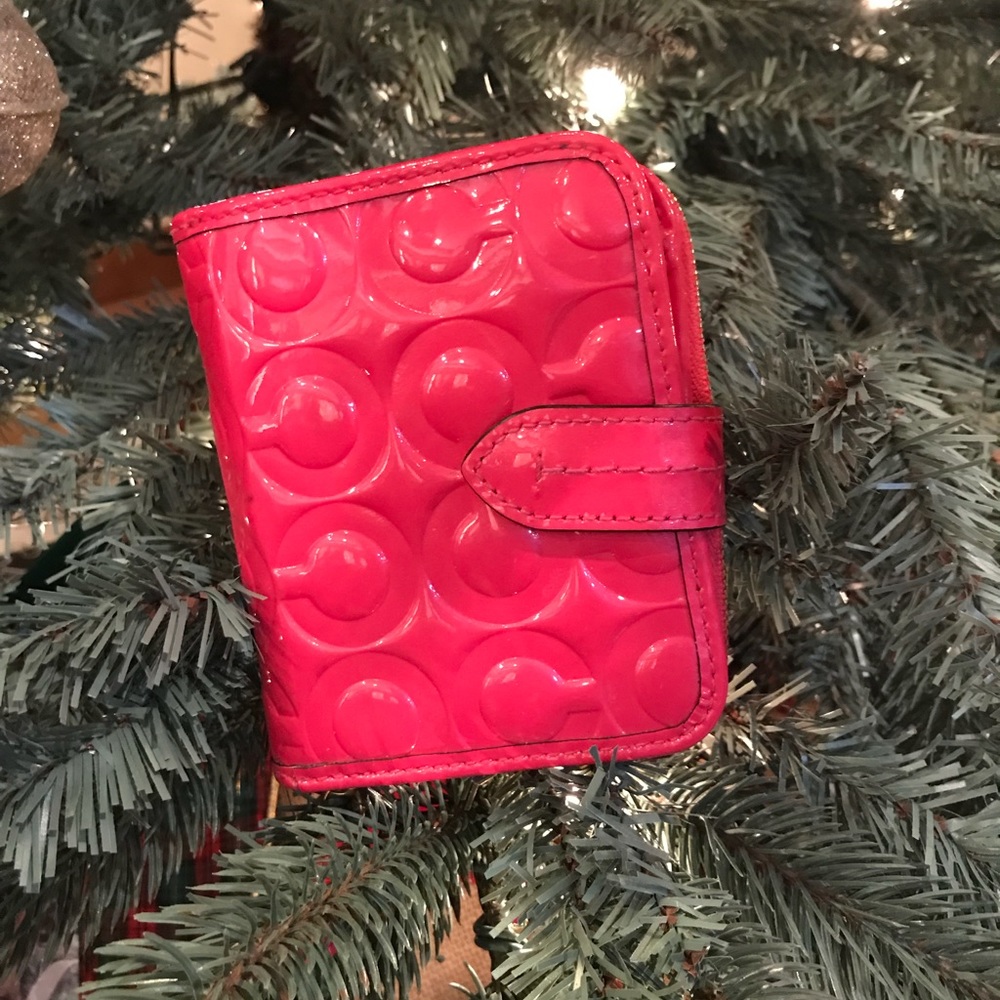 Pink Coach Wallet