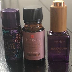 Maracuja oil, cleansing gel, and marina oil