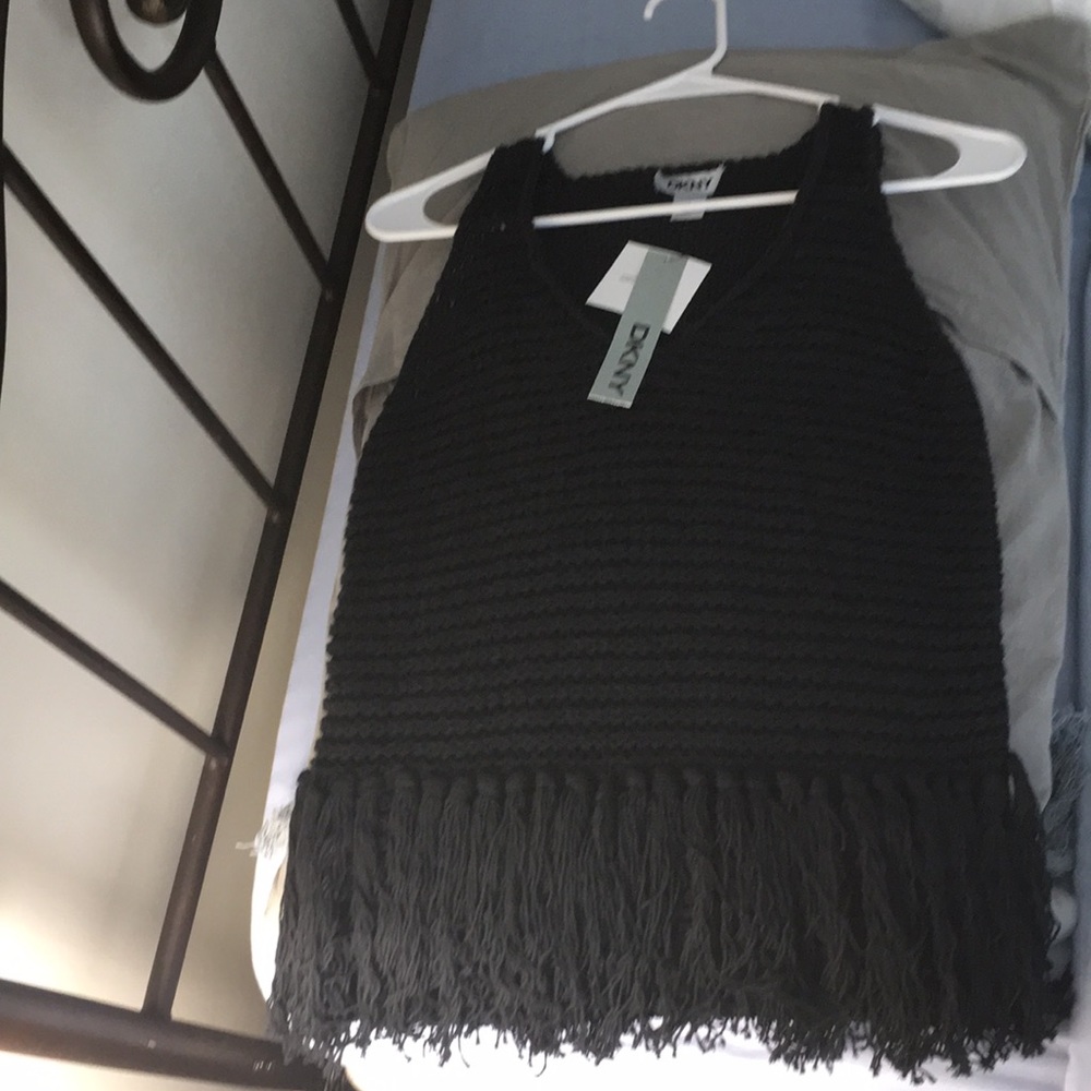 brand new DKNY fringe tank