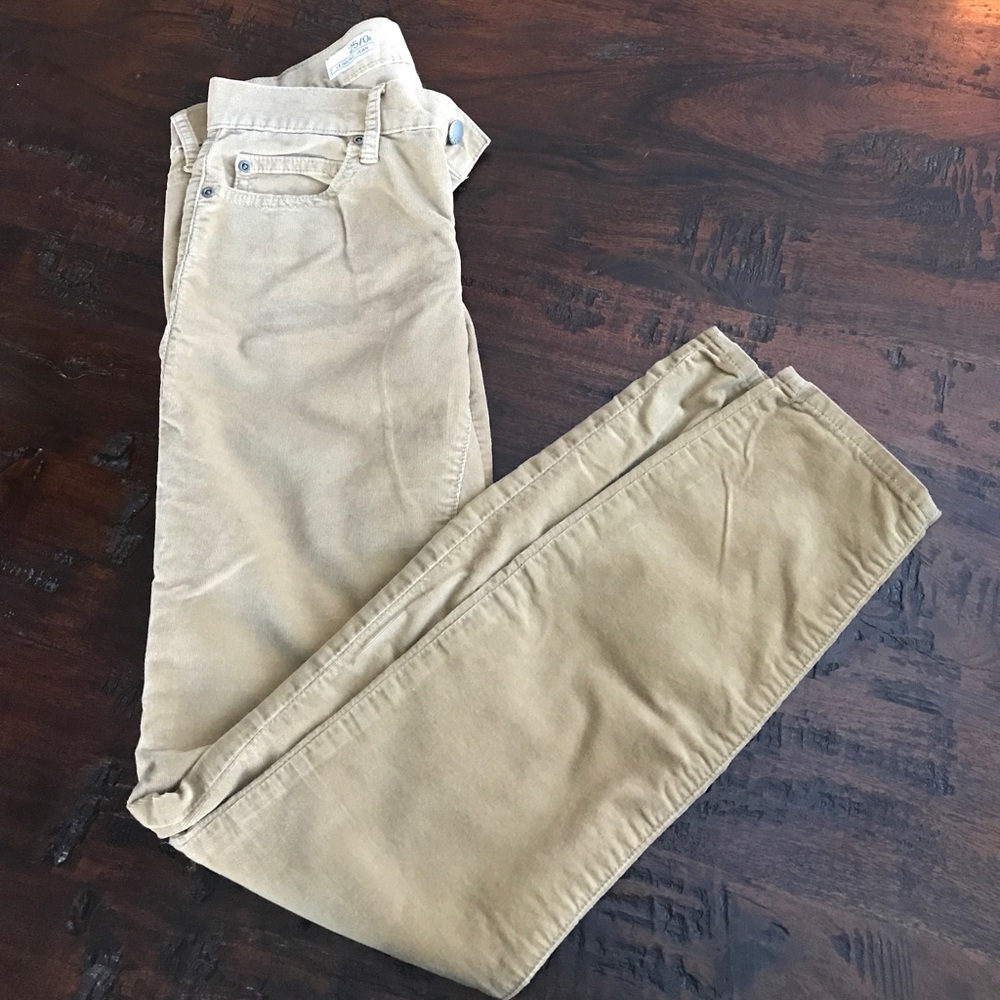 Gap corduroy legging jeans, size 25/0R, khaki