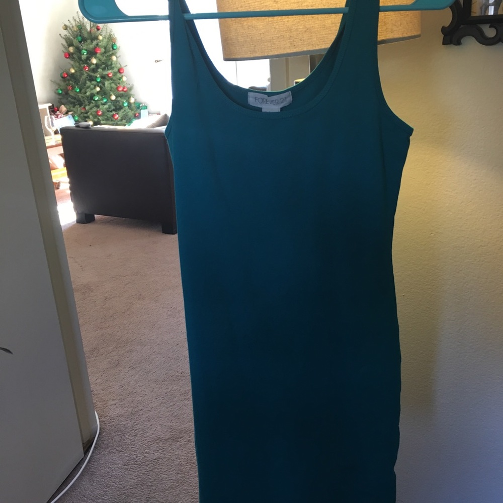 Blue dress