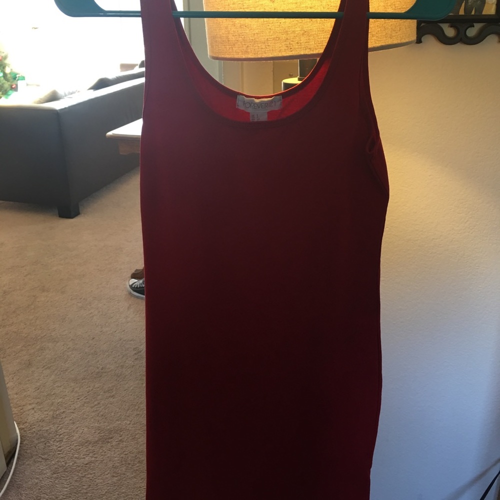 Red dress