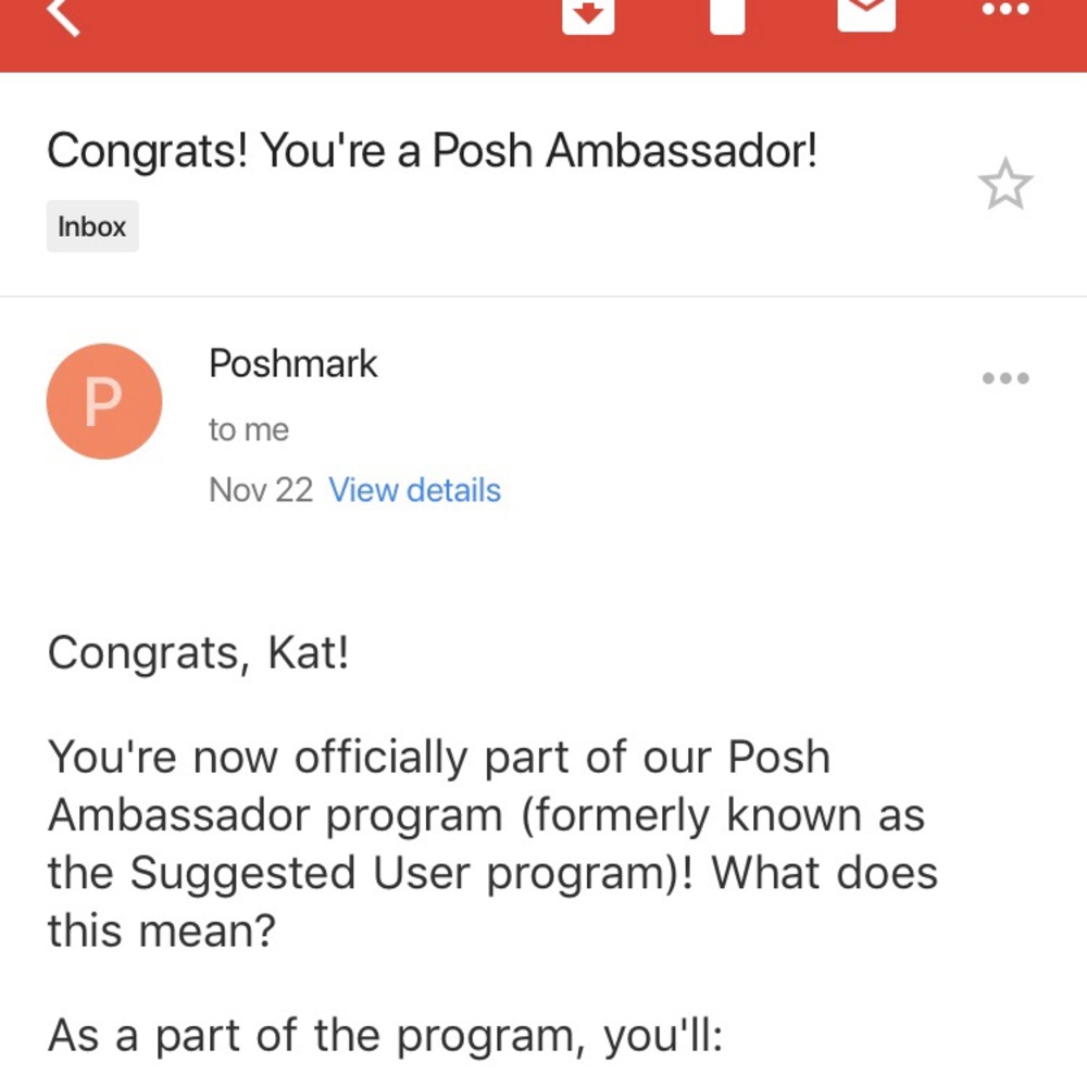Poshmark Ambassador - Picture 2 of 2