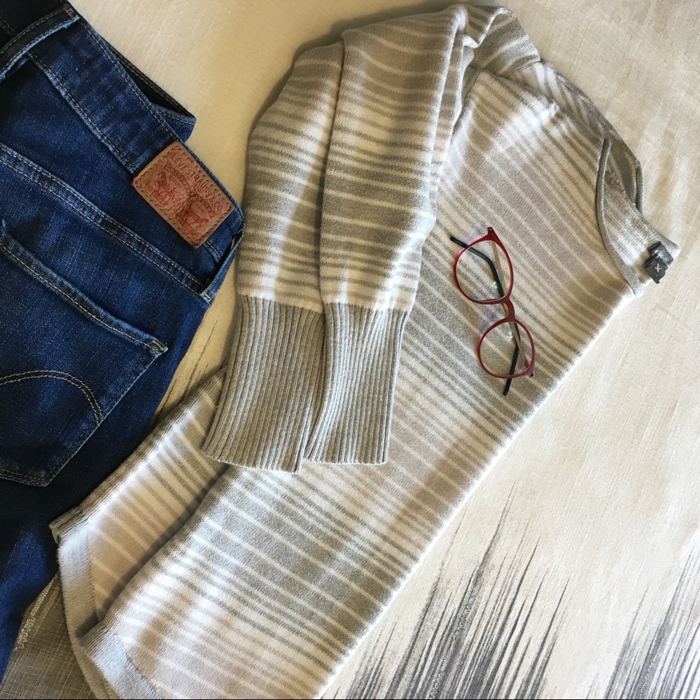 Neutral Stripes Sweater