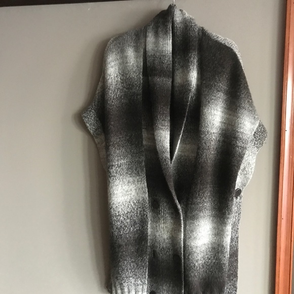 Beautiful wool knit vest/sweater coat/ tunic - Picture 2 of 6