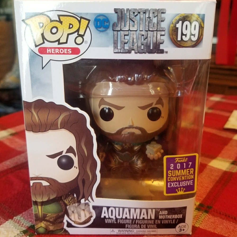 Funko POP! Aquaman with Motherbox #199 (2017 Summe