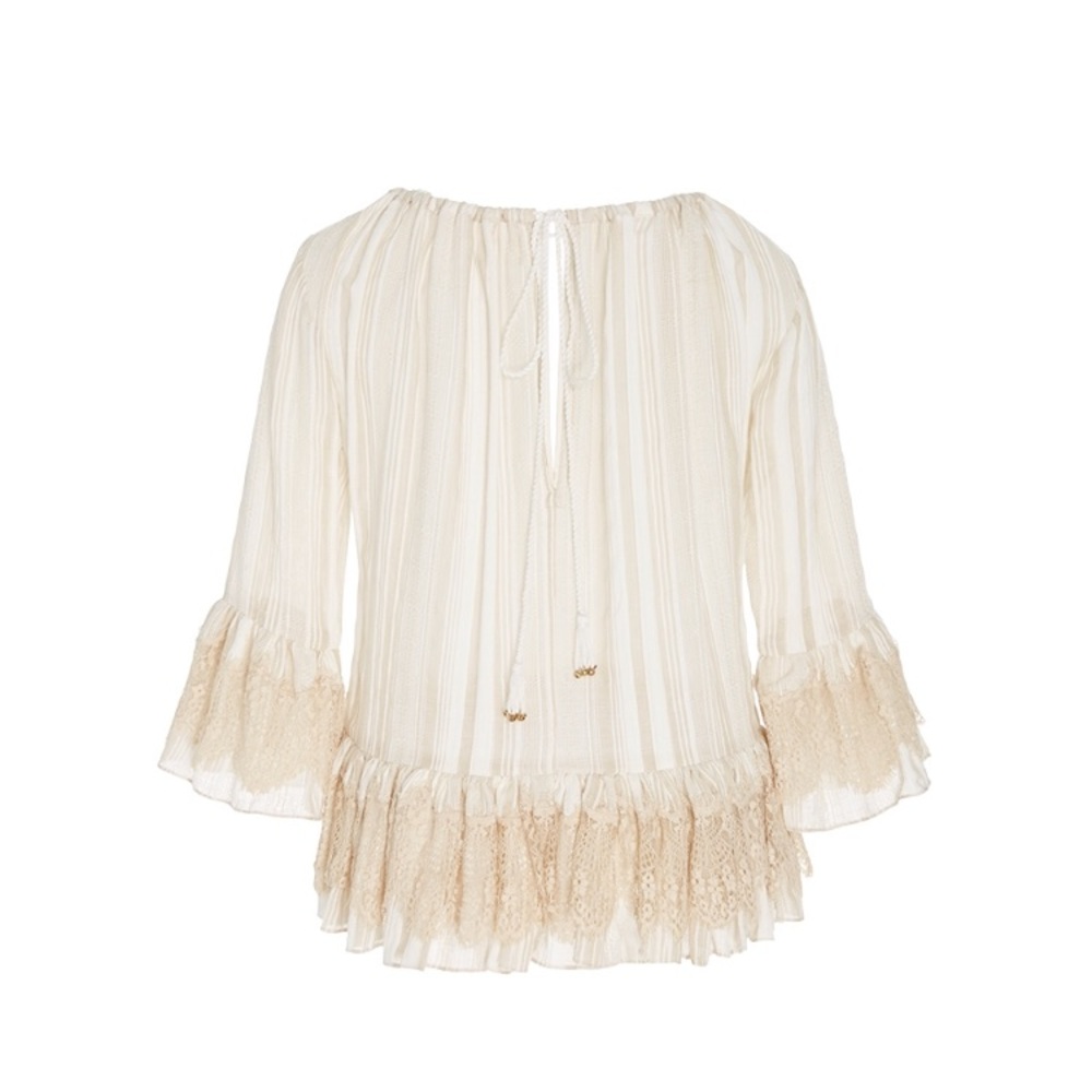 TRYB212 Stacey Lace Ruffle Top - Picture 3 of 7