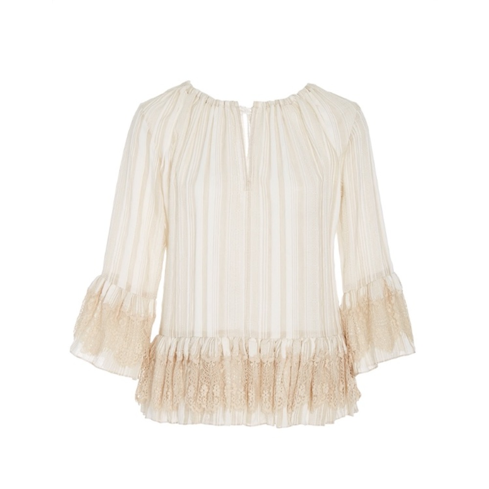 TRYB212 Stacey Lace Ruffle Top - Picture 4 of 7