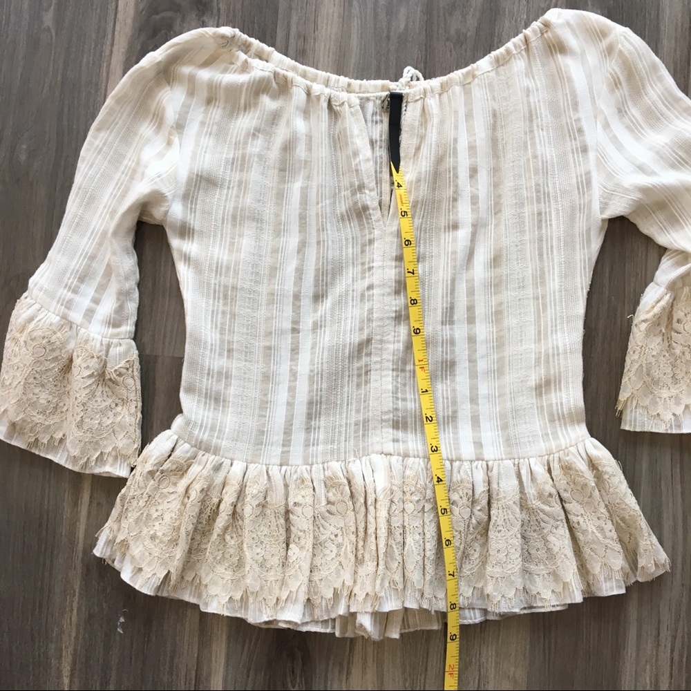 TRYB212 Stacey Lace Ruffle Top - Picture 5 of 7