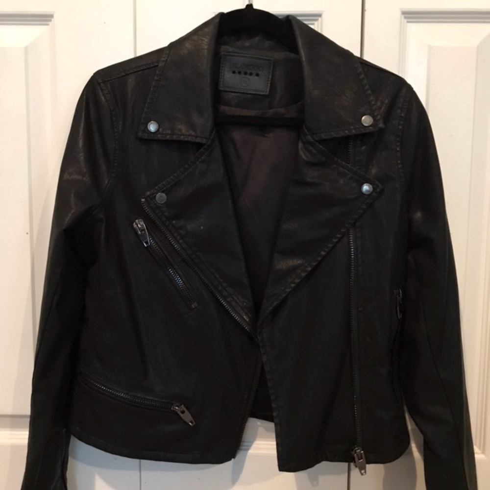 BLANKNYC Black Faux Leather Jacket