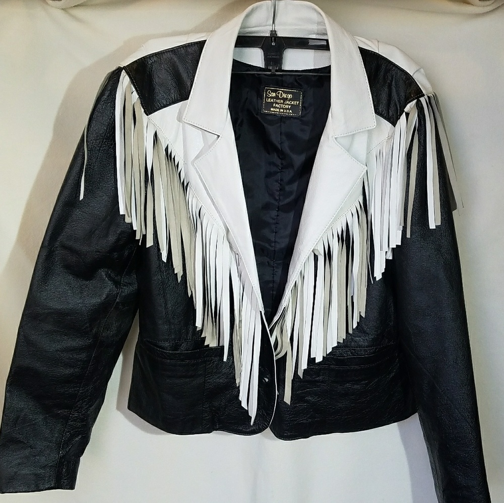 Ladies leather jacket