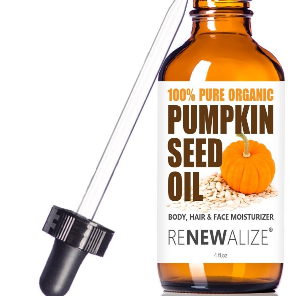 Organic PUMPKIN SEED OIL grown in USA - 4 oz.