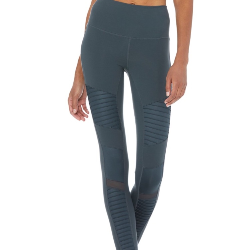 Alo High Waist Moto Leggings Size M
