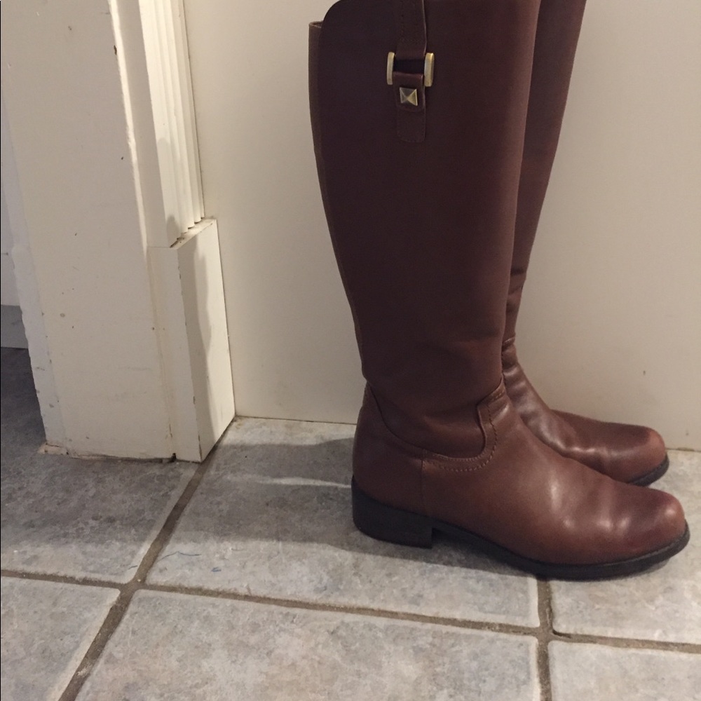 Brown Blondo waterproof, leather riding boots