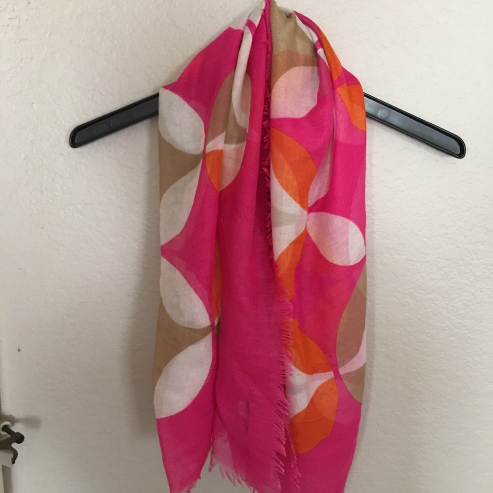 Pink printed Scarfs