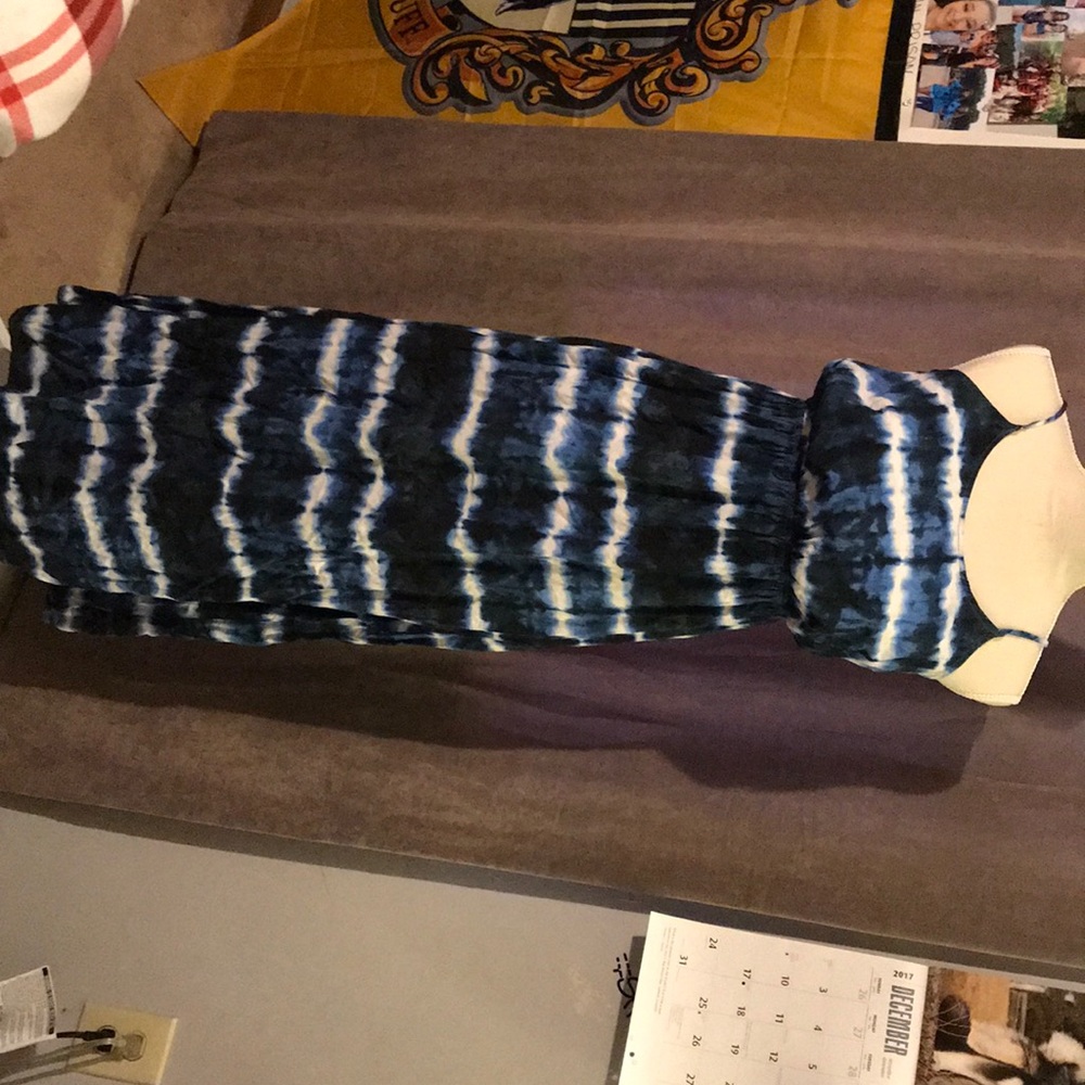 Maxi tie die dress