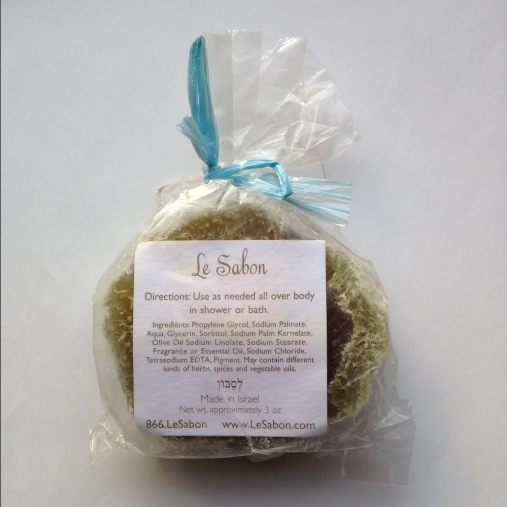 ❤ Loofa! Lemon Grapefruit Soap-filled Loofa