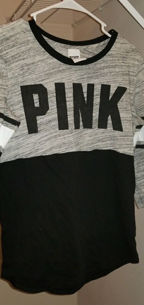 Pink half sleeve tee