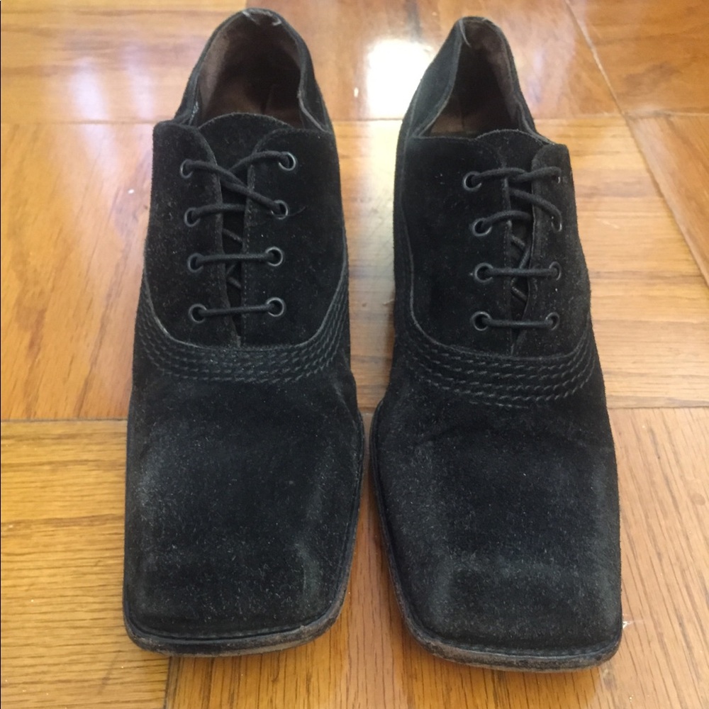 Bally Black Suede Shoes