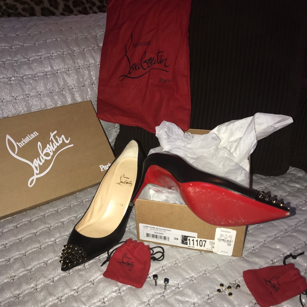 Christian Louboutin 
Cabo 120 pumps.