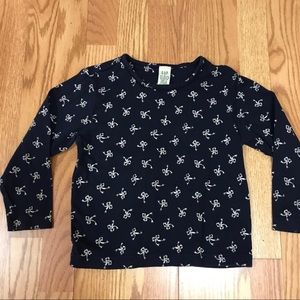 Girls long sleeved cotton shirt