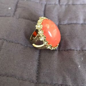 Coral color ring