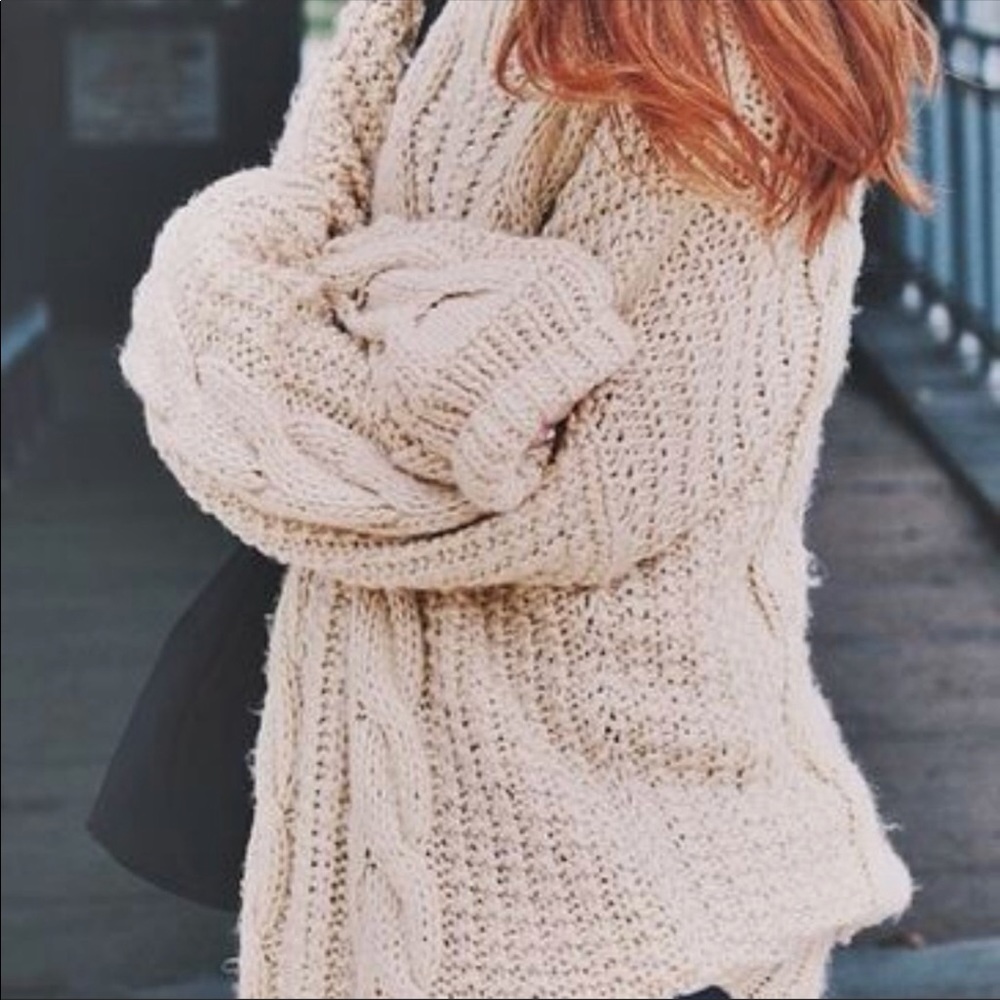 Urban Outfitters BDG cable knit cozy sweater