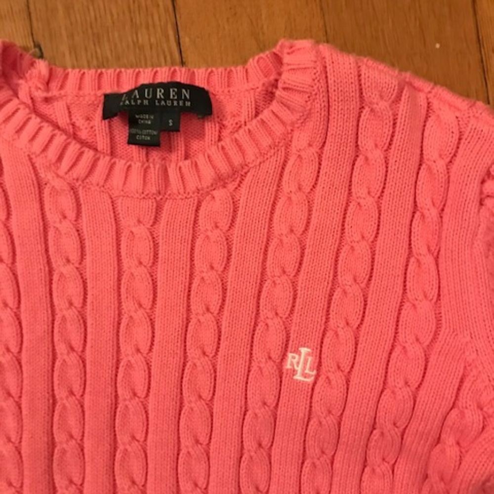 Pink Ralph Lauren sweater - Picture 2 of 2